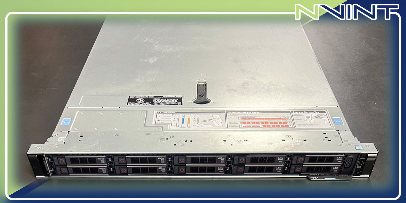 Dell PowerEdge R640 10-bay front view